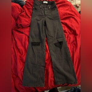 RFM Women's Distressed Black Jeans